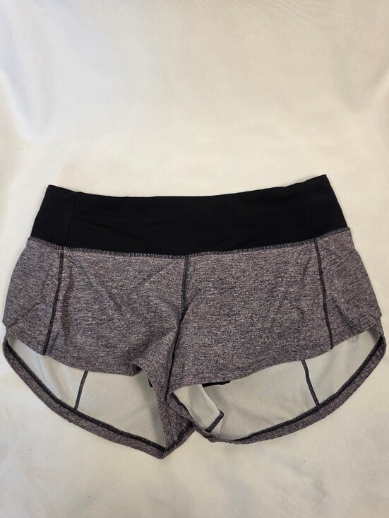 lululemon athletica Pants - Lululemon Speed Up Shorts Heather Lux Multi Black Size 2
